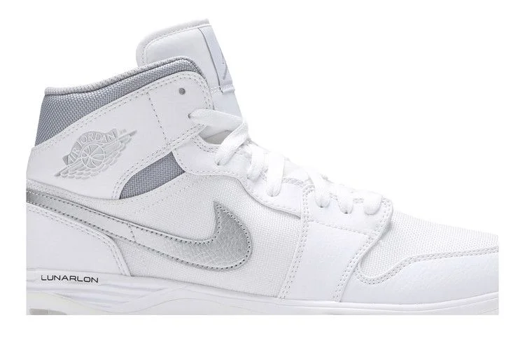 Кроссовки Air Jordan 1 Mid TD Cleat 'Metallic Silver'