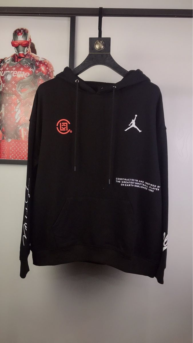 Худи 2019 CLOT x Jordan Why Not Black Hoodie