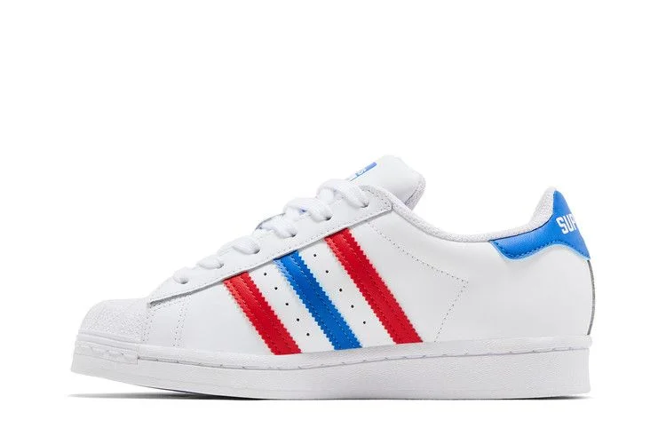 Кроссовки adidas Superstar 'White Red Blue'