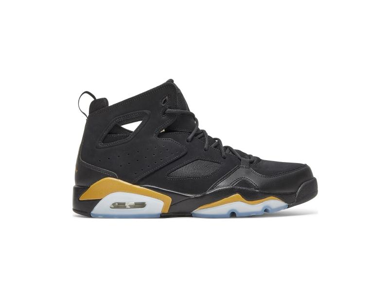 Кроссовки Air Jordan Flight Club 91 'Black Metallic Gold'