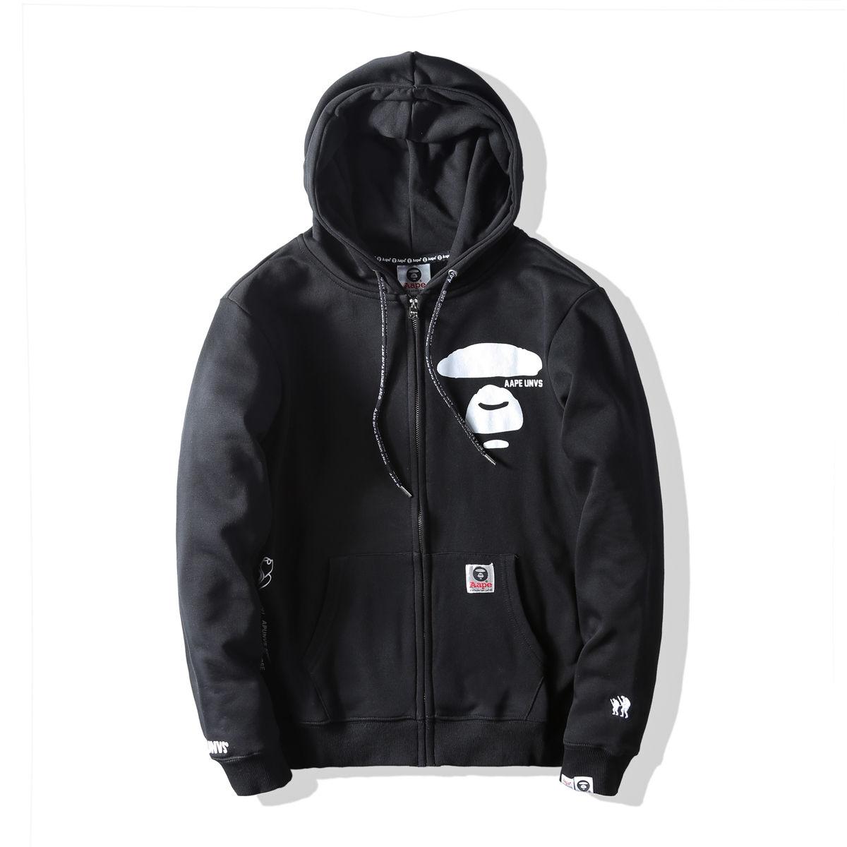 AAPE-All-Black-Hoodie