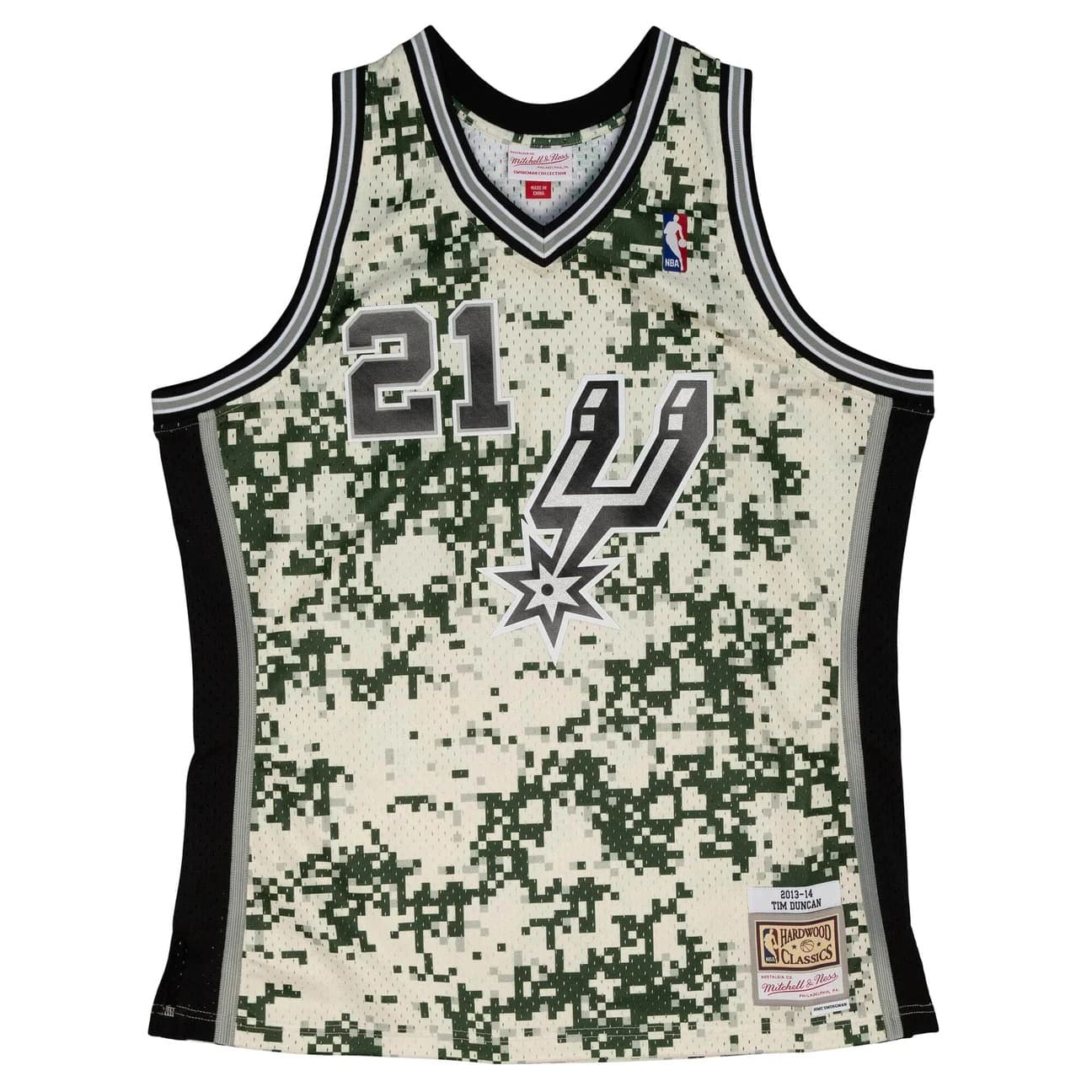 2013-14-San-Antonio-Spurs-Tim-Duncan-21-Swingman-Hardwood-Classics-Camo-Jersey-5