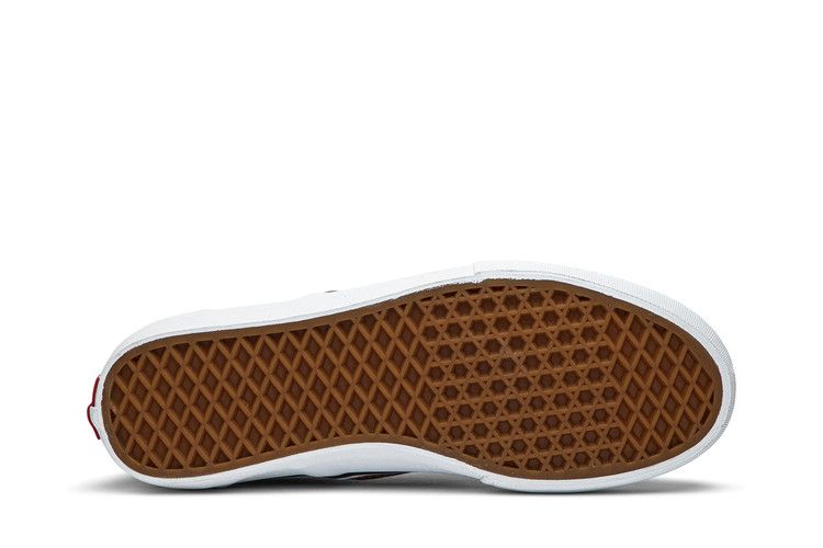 Кроссовки Vans Supreme x Classic Slip-On Pro 'Diamond Plate Red'