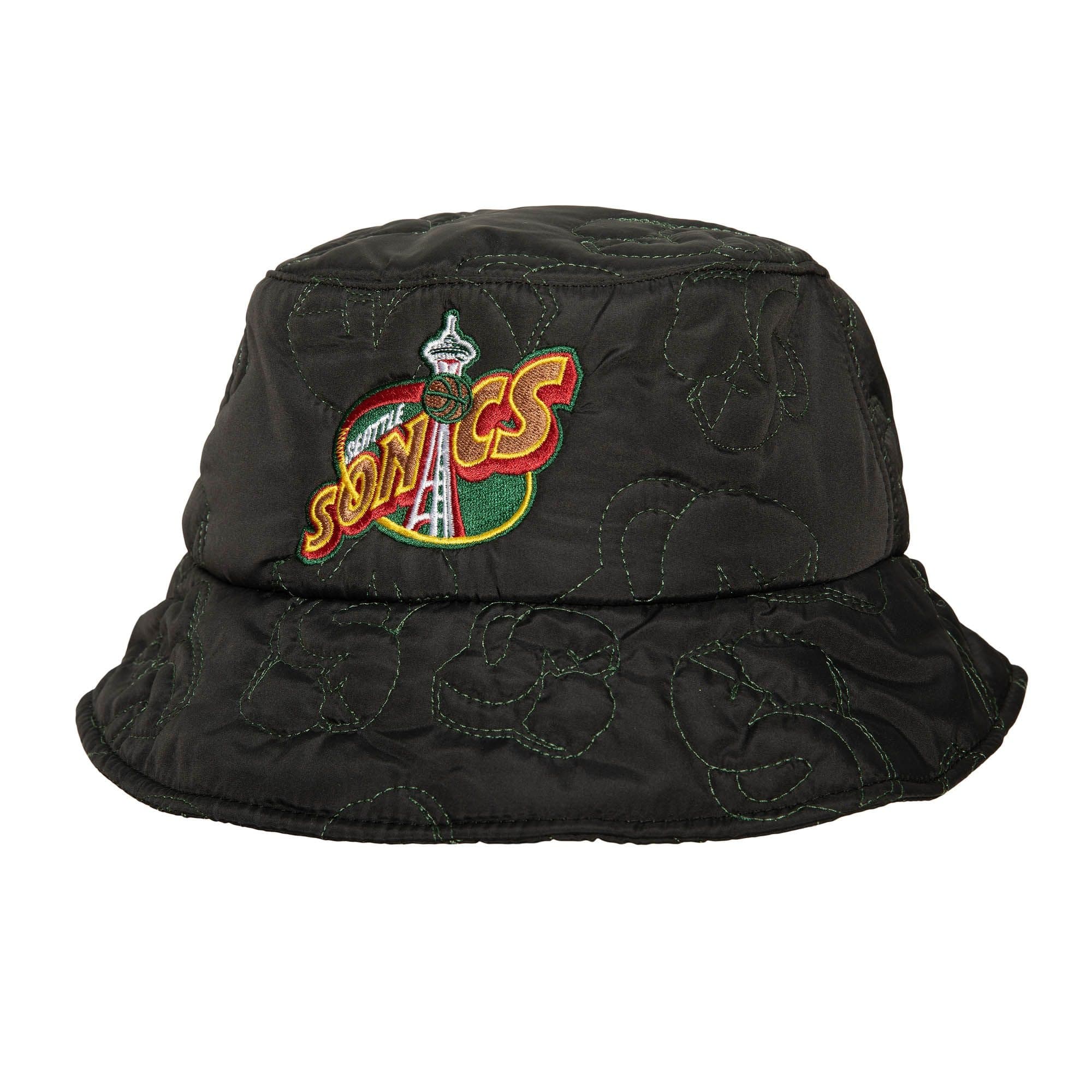Панама Mitchell & Ness Quilted HWC Seattle Supersonics Bucket Hat
