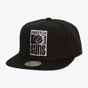 Mitchell-Ness-Black-White-Phoenix-Suns-Hardwood-Classics-Evergreen-OG-Snapback-Hat-300x300