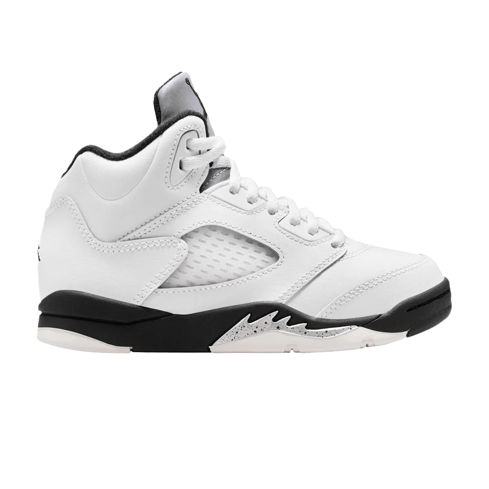 Krossovki-Air-Jordan-5-Retro-PS-White-Black