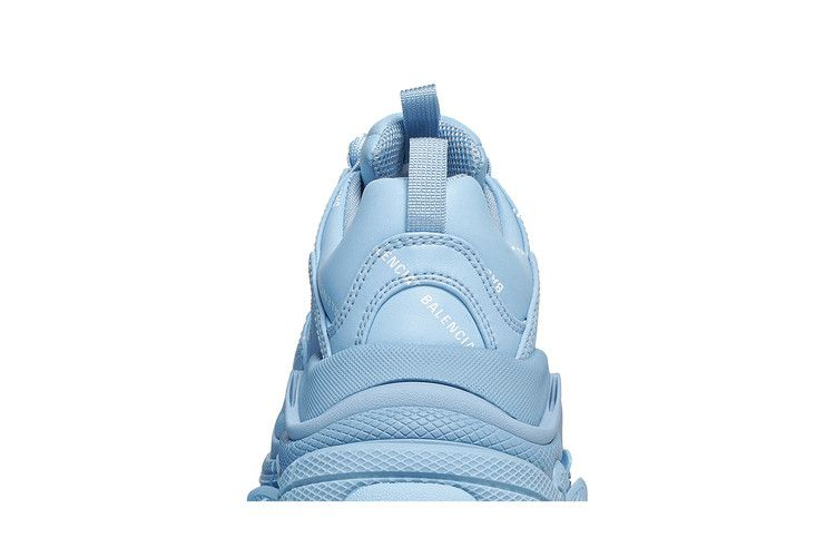 Кроссовки Balenciaga Wmns Triple S Sneaker 'Allover Logo - Light Blue'