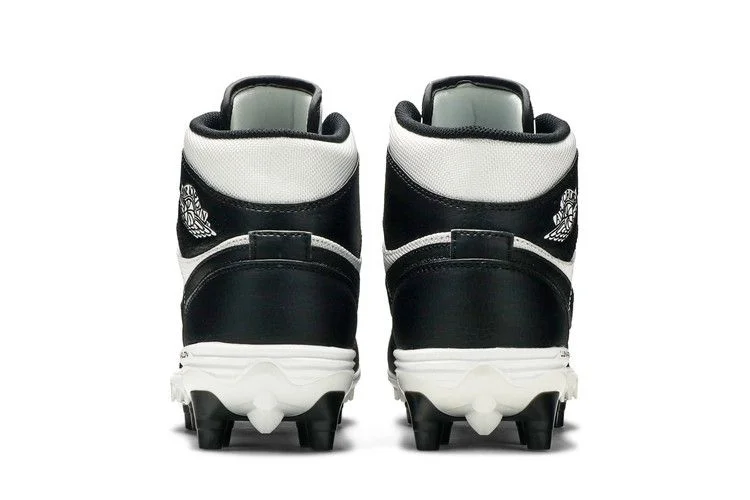 Кроссовки Air Jordan 1 Mid TD Cleat 'Black White'