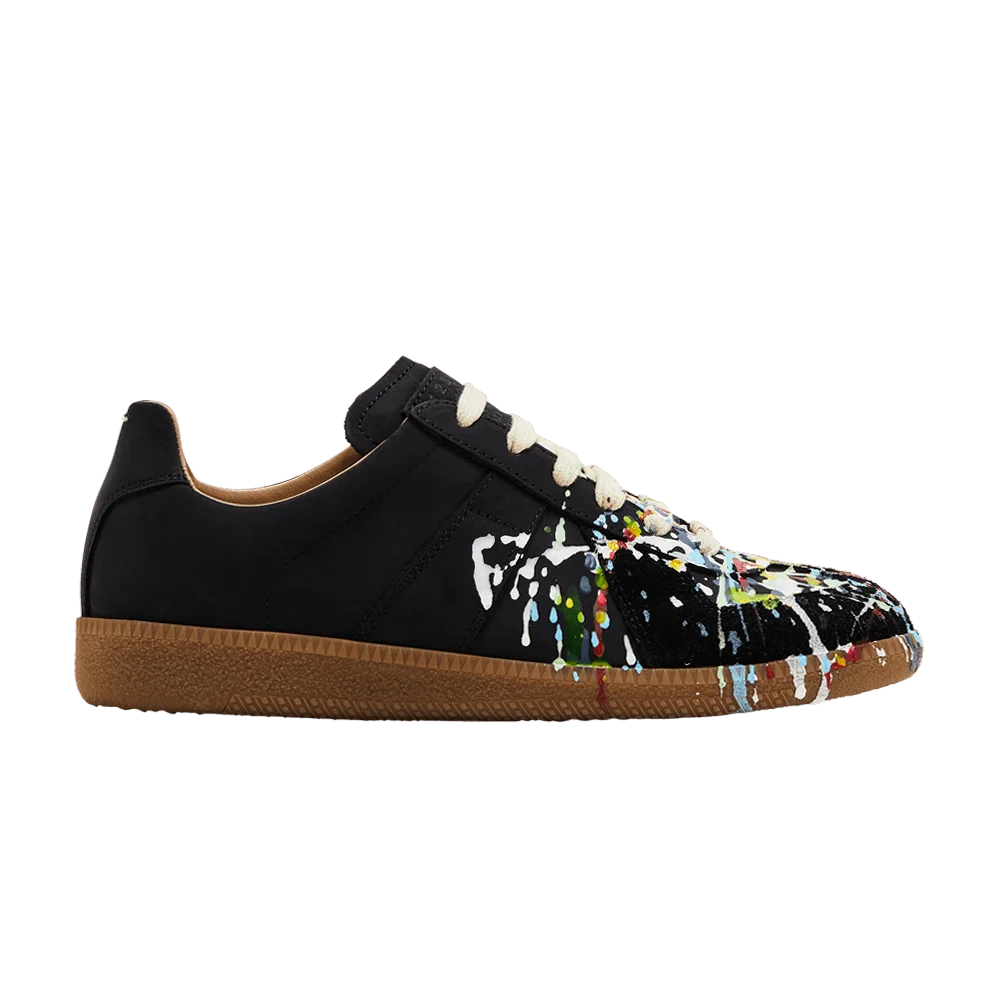 Krossovki-Maison-Margiela-Wmns-Replica-Low-Paint-Splatter-Black-Pollock