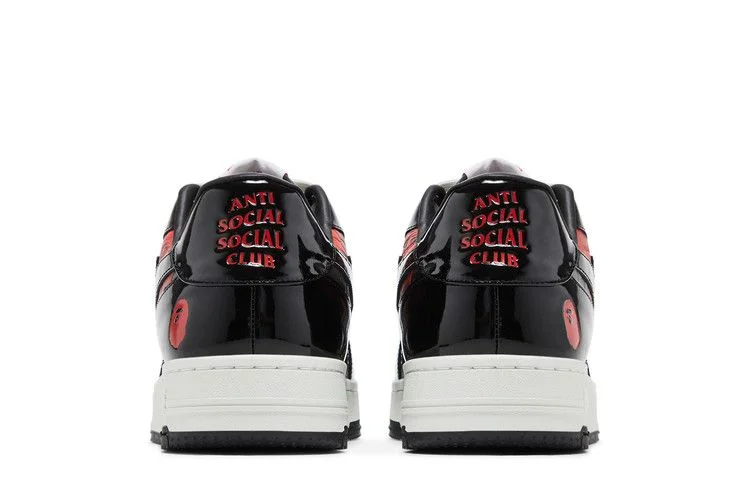 Кроссовки Anti Social Social Club x Bapesta Icon 'Black'