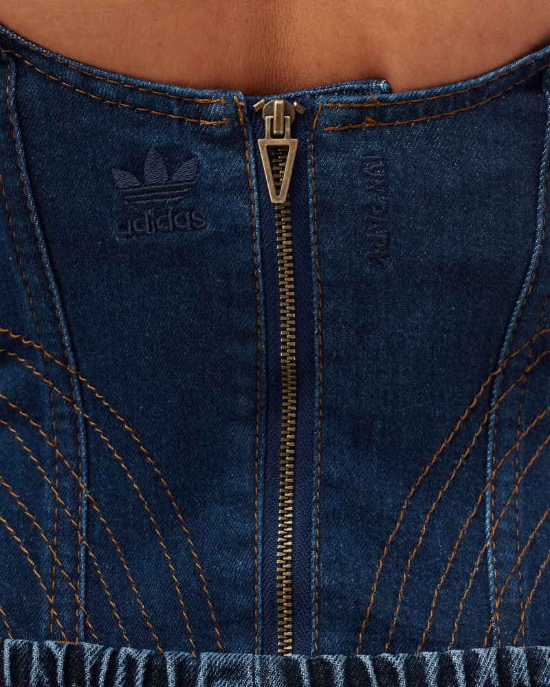 Боди adidas Ivy Park Denim Bodysuit Dark Denim