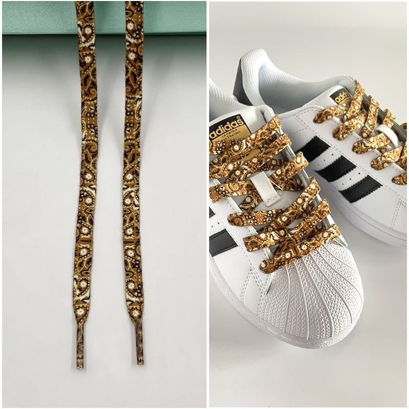 Шнурки Gorilla Guard Adidas Brown Paisley Laces