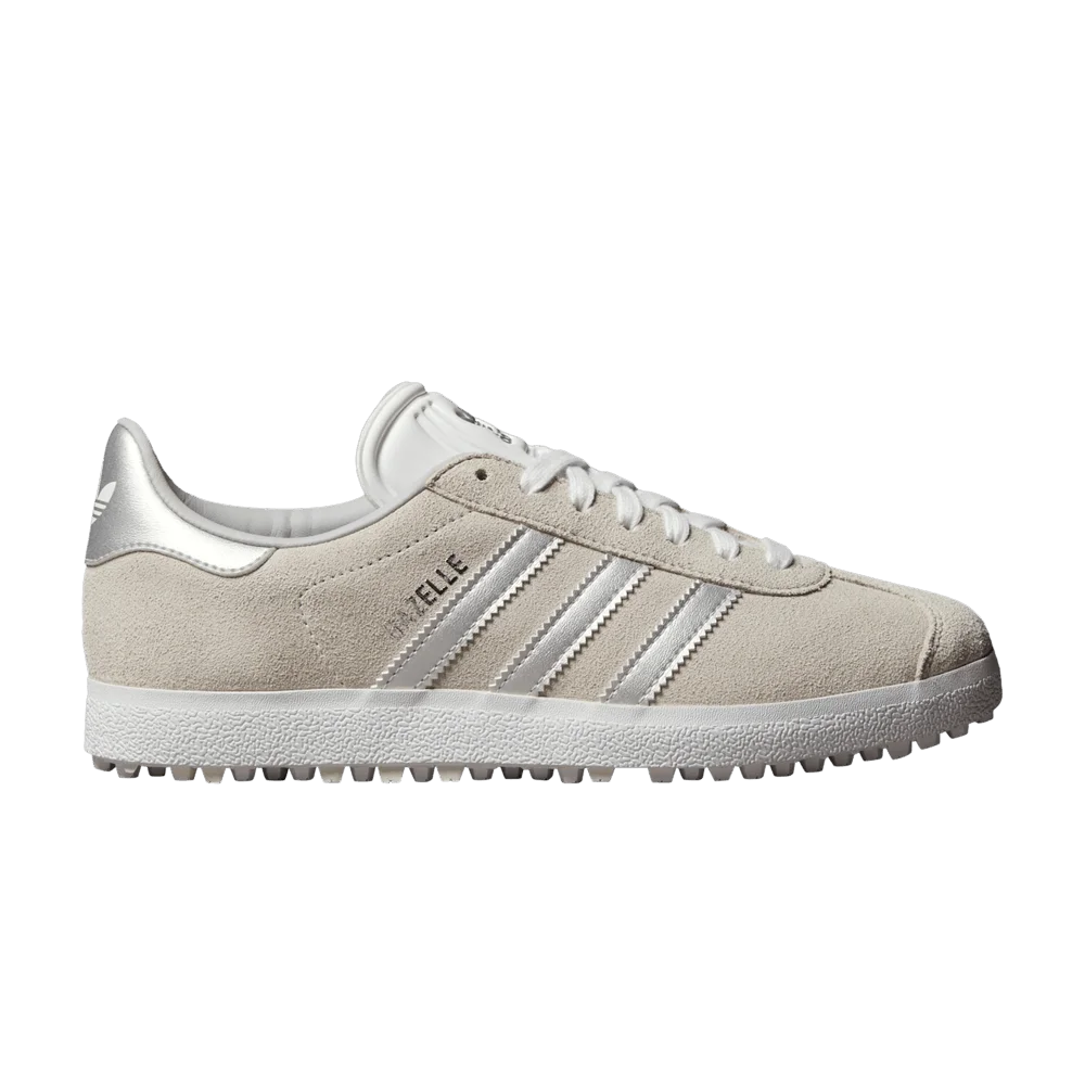 Krossovki-adidas-Wmns-Gazelle-Spikeless-Golf-Crystal-White-Silver-Metallic