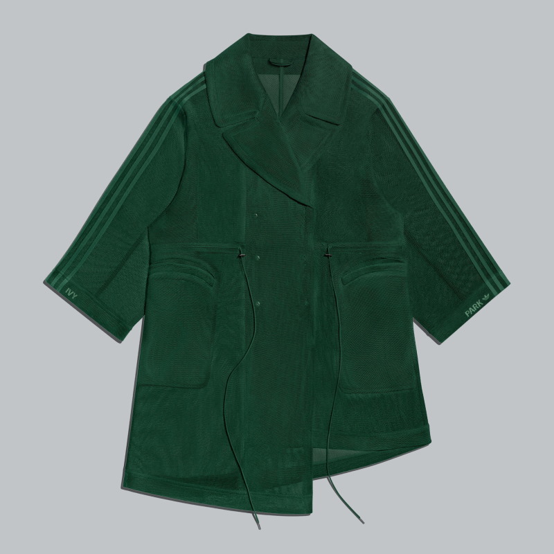 Сетчатая куртка adidas Ivy Park Mesh Jacket Dark Green
