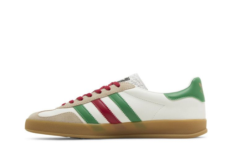 Кроссовки Adidas x Gucci Gazelle 'White Green Red'