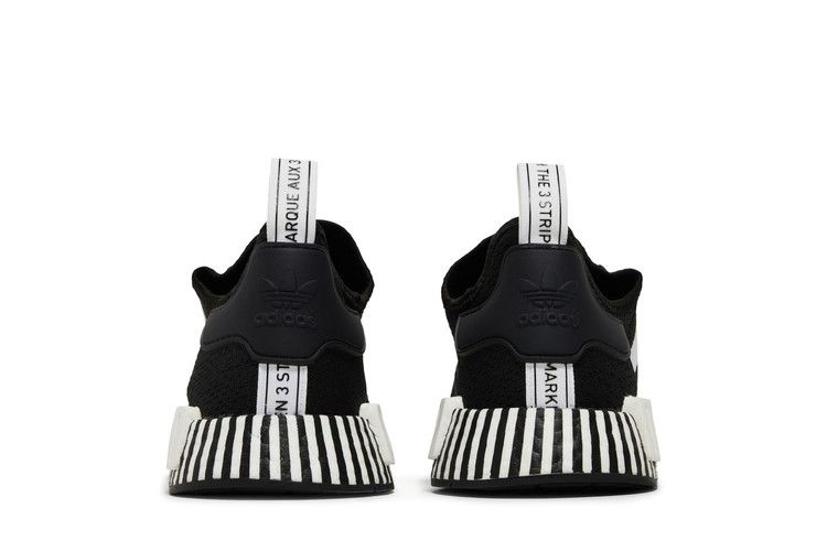 Кроссовки Adidas NMD_R1 'Glitch - Black White'
