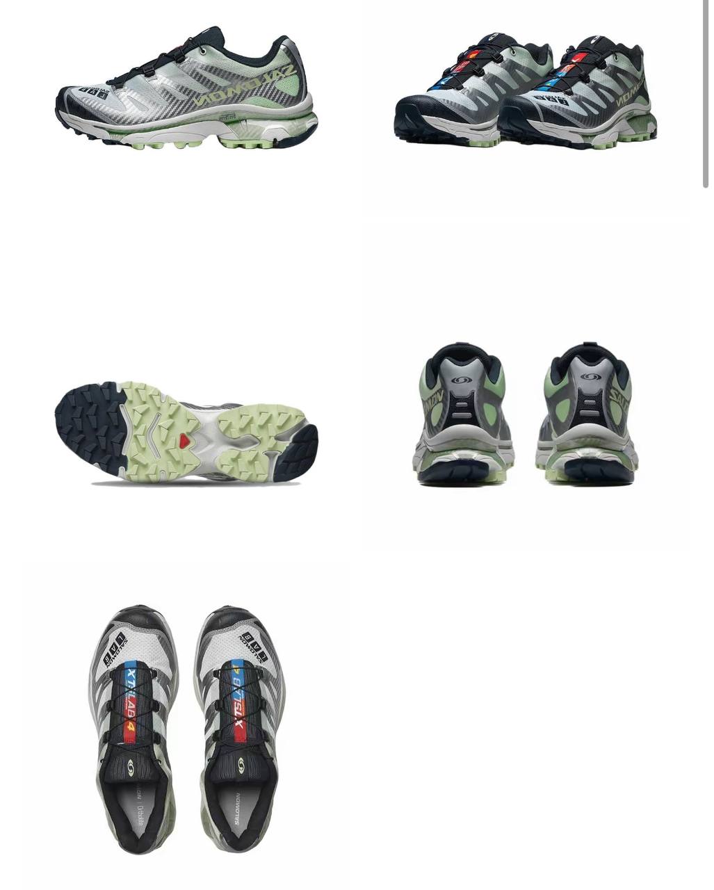 Кроссовки Salomon XT-4 OG Carbon Celadon Green