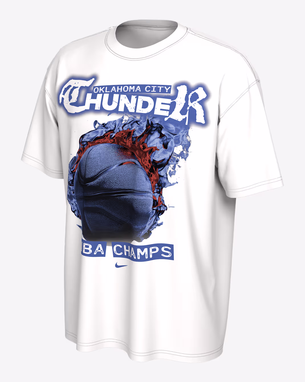 Мужская футболка Nike NBA Oklahoma City Thunder White