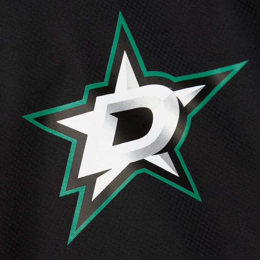 Ветровка с капюшоном Mitchell & Ness Black Dallas Stars Ultimate Lightweight Full-Zip Windbreaker Jacket
