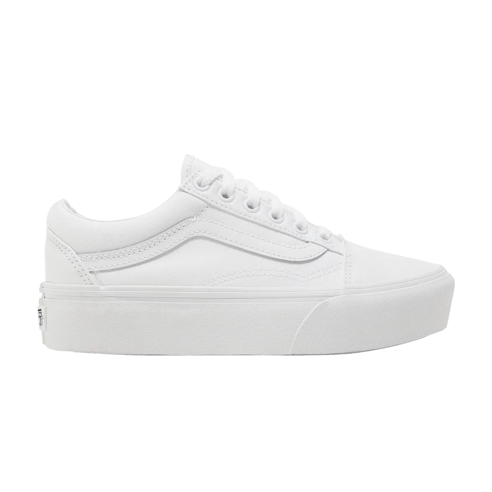 Vans Old Skool Platform 'True White'