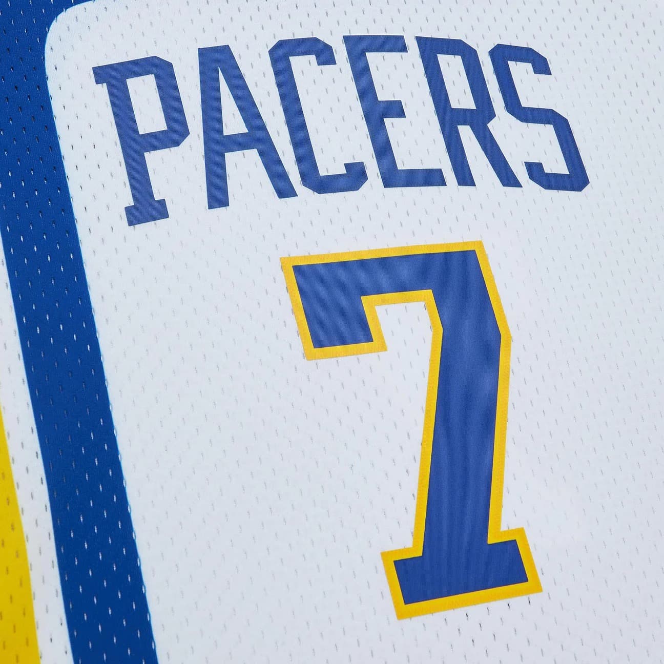 Баскетбольная джерси 2003-04 Indiana Pacers Jermaine O’Neal #7 Swingman Hardwood Classics White Jersey