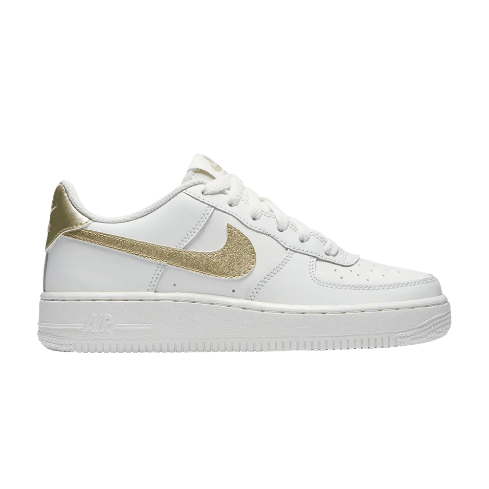 Krossovki-Nike-Air-Force-1-GS-Summit-White-Gold