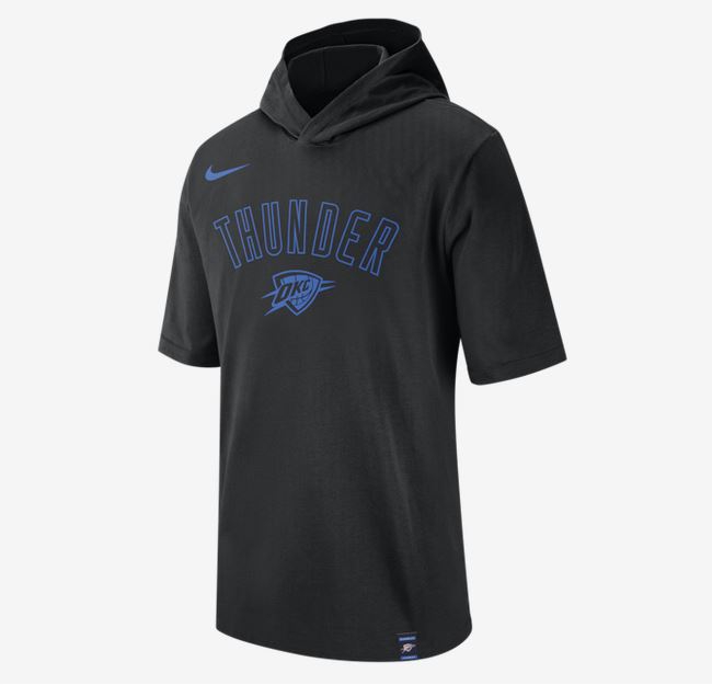 Худи 2020 Nike Men's NBA OKC Thunder Hooded T-Shirt