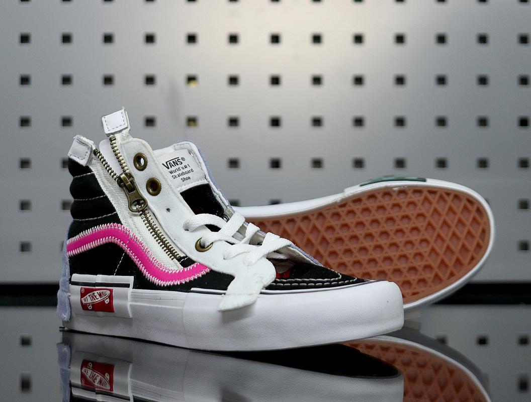 Кроссовки Vans Sk8-Hi Cap Black Azalea Pink