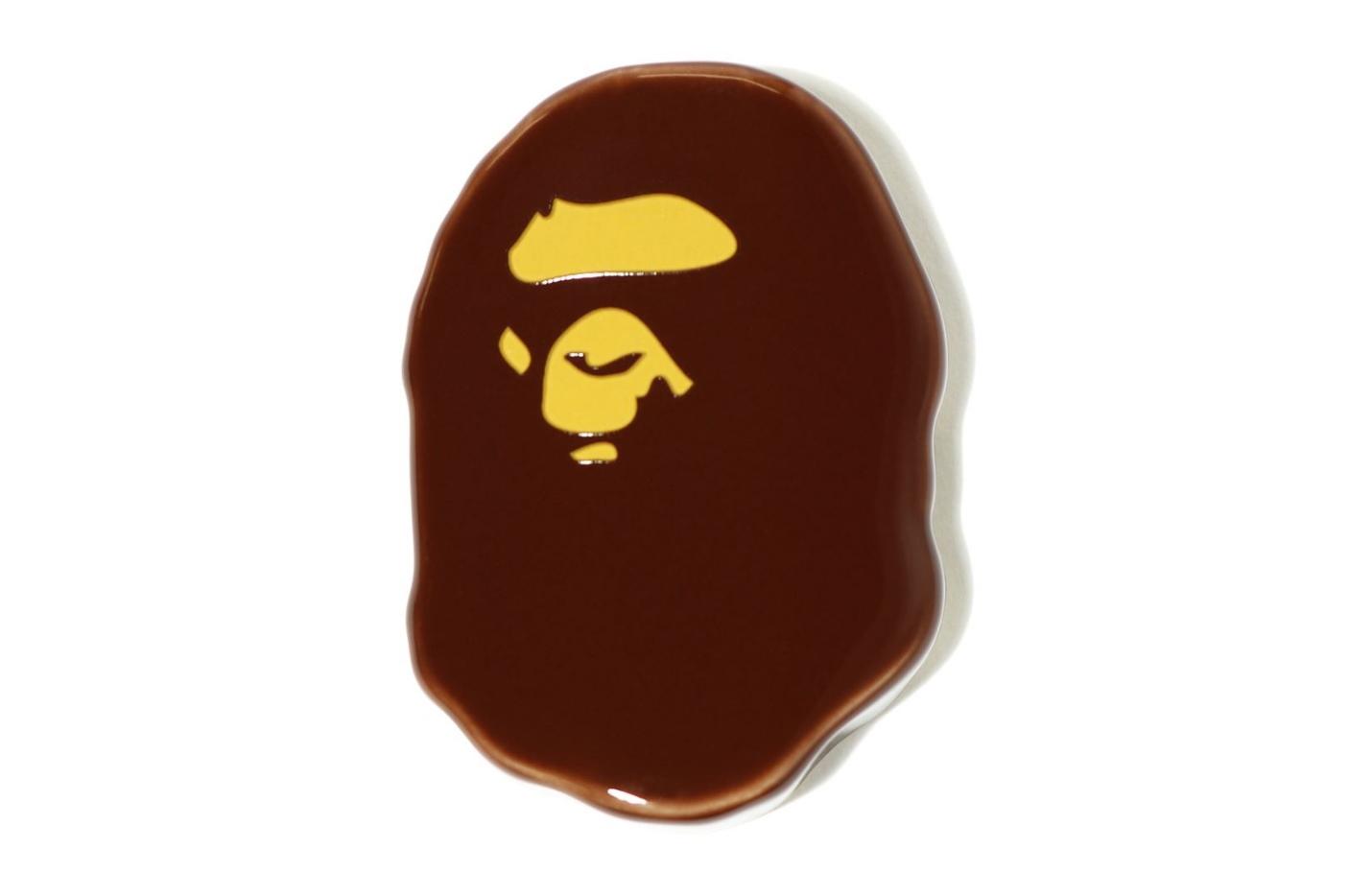 Подставка для палочек BAPE Ape Head Chopstick Rest Place Brown