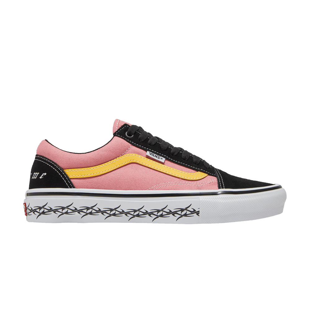 Кроссовки Vans Supreme x Old Skool 'Barbed Wire - Pink'