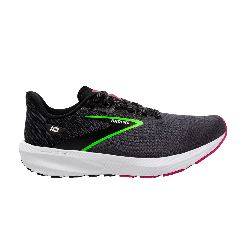 Кроссовки Brooks Wmns Launch 10 'Black Green'