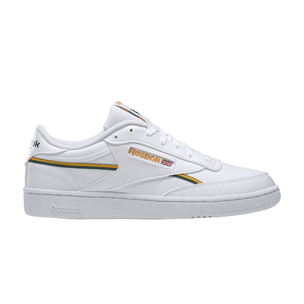 Кроссовки Reebok Club C 85 Vegan 'White Green Gold'