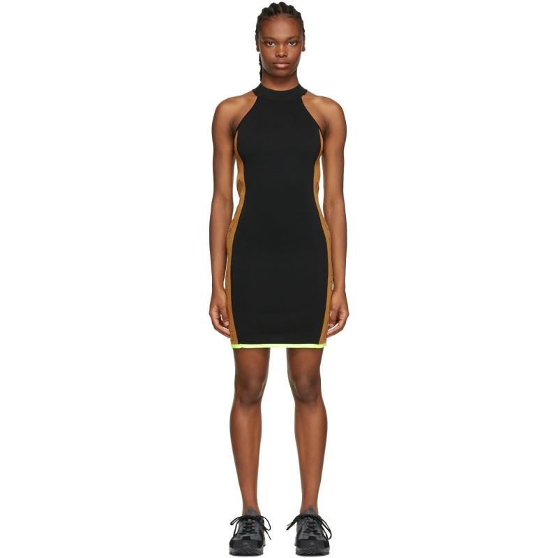 Платье adidas Ivy Park Knit Logo Dress Black/Mesa