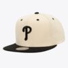 Mitchell-Ness-Cream-Black-Philadelphia-Phillies-Logo-Snapback-Hat-100x100