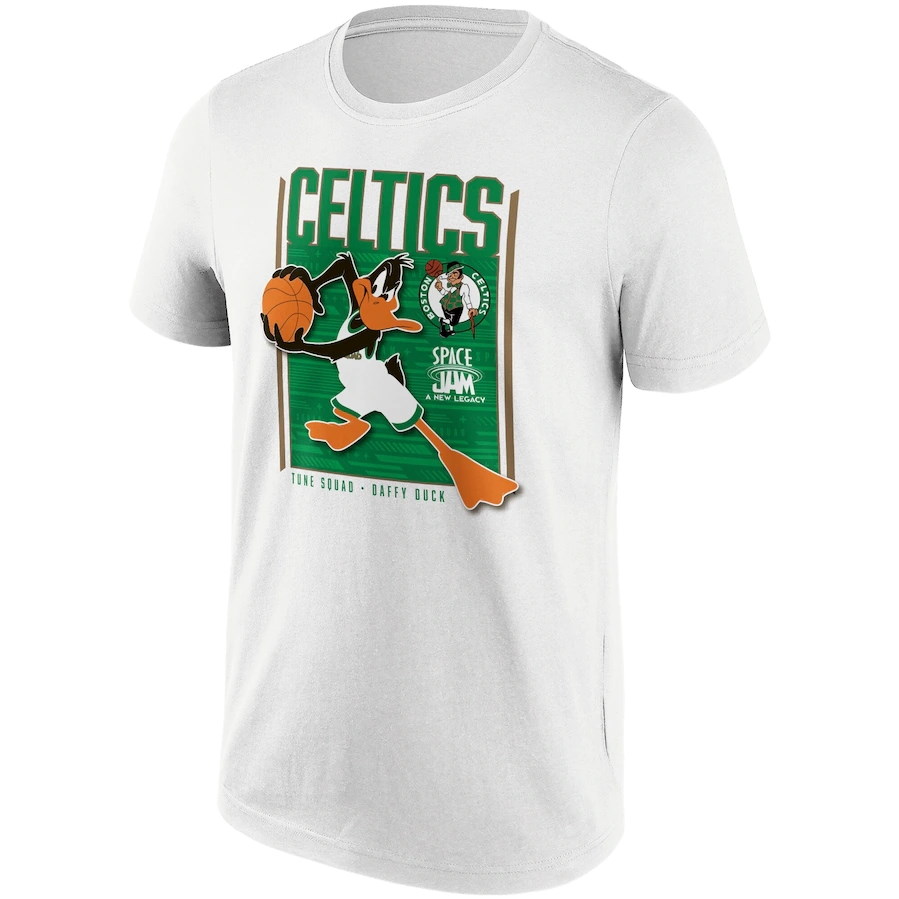 Футболка Boston Celtics Fanatics Branded Space Jam Tune Squad Daffy Duck T-Shirt – Mens