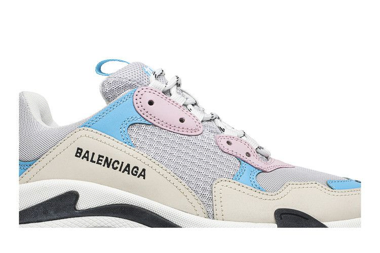 Кроссовки Balenciaga Wmns Triple S 'White Blue Pink' 2019