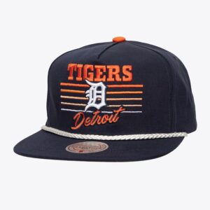 Mitchell-Ness-Navy-Detroit-Tigers-Radiant-Lines-Deadstock-Snapback-Hat-300x300