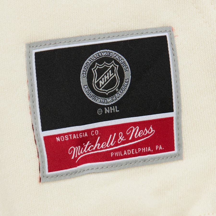 Худи Mitchell & Ness Cream Los Angeles Kings Sswagger Fleece Pullover Hoodie