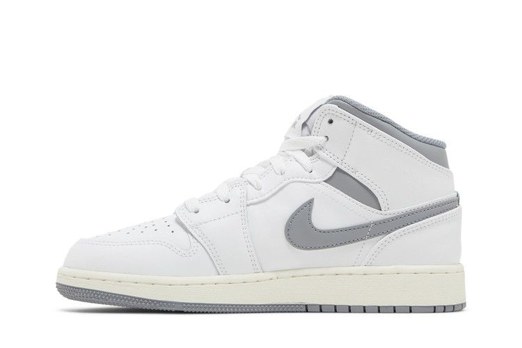 Кроссовки Air Jordan 1 Mid GS 'Neutral Grey'