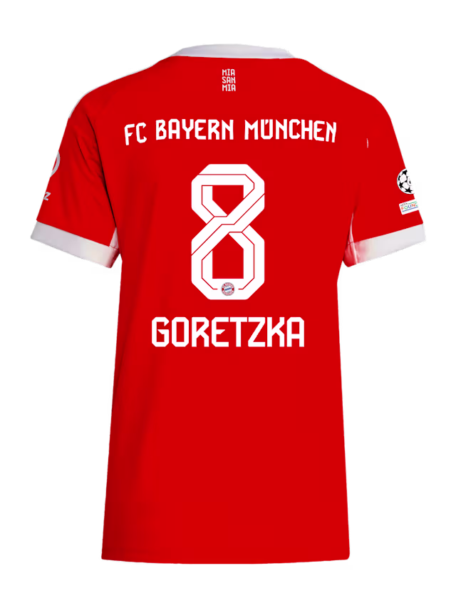 Женское футбольное джерси FC Bayern Munich Home Jersey 25-26 GORETZKA 8