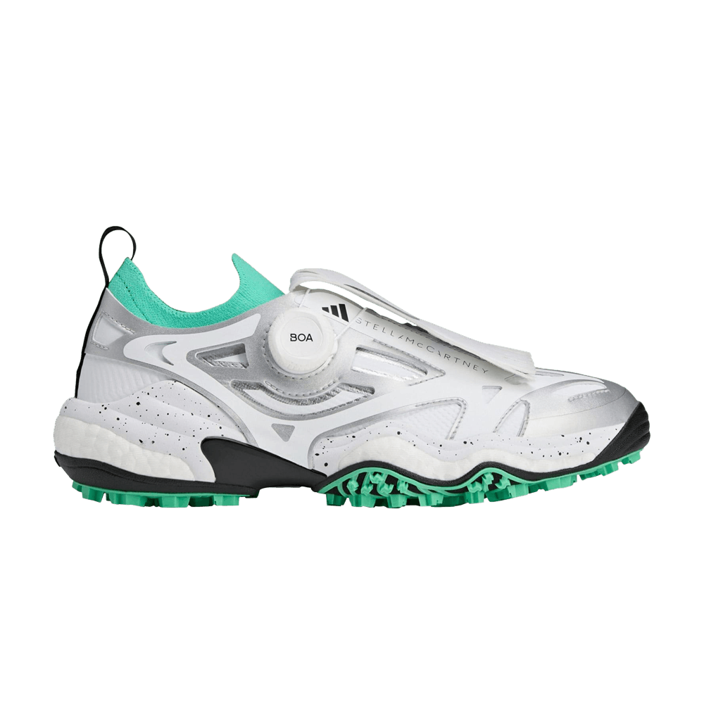 Кроссовки Stella McCartney x adidas Wmns CodeChaos BOA Golf 'Bright Green Silver Metallic'