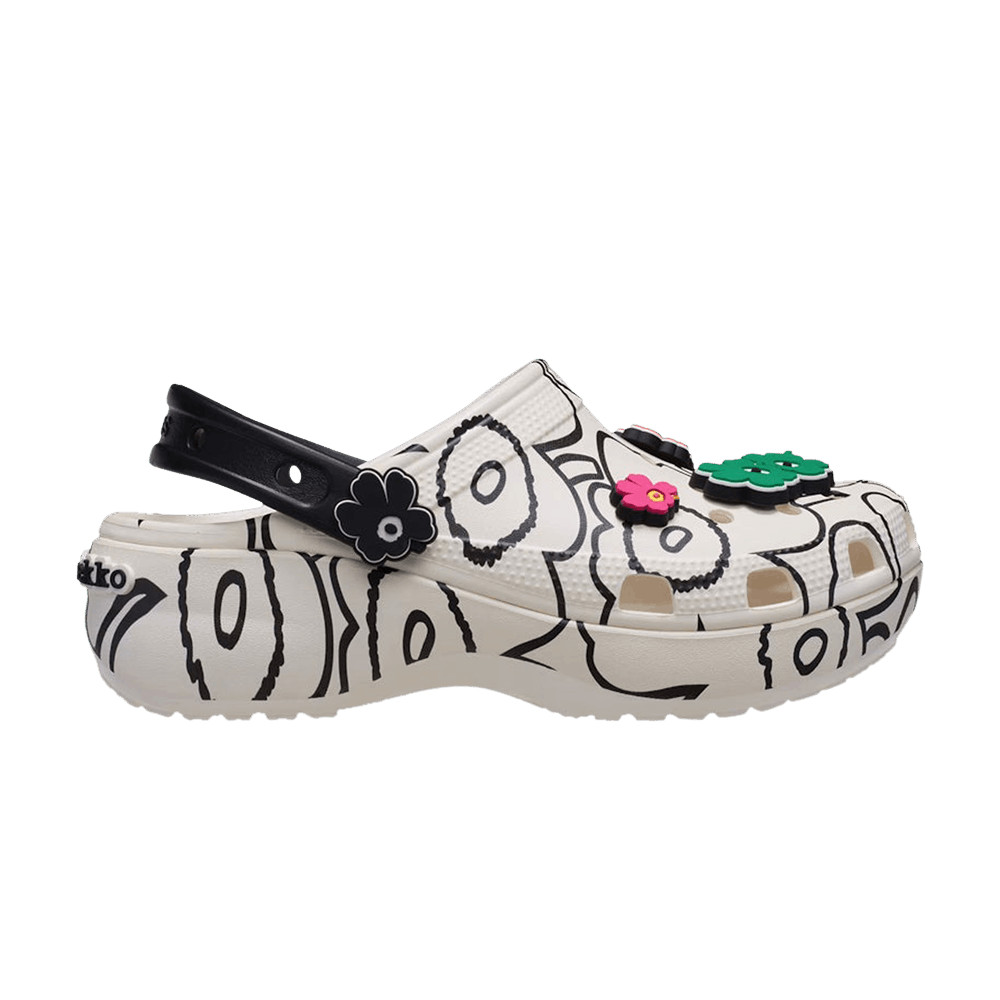 Кроссовки Crocs Marimekko x Wmns Classic Platform Clog 'Unikko Print'