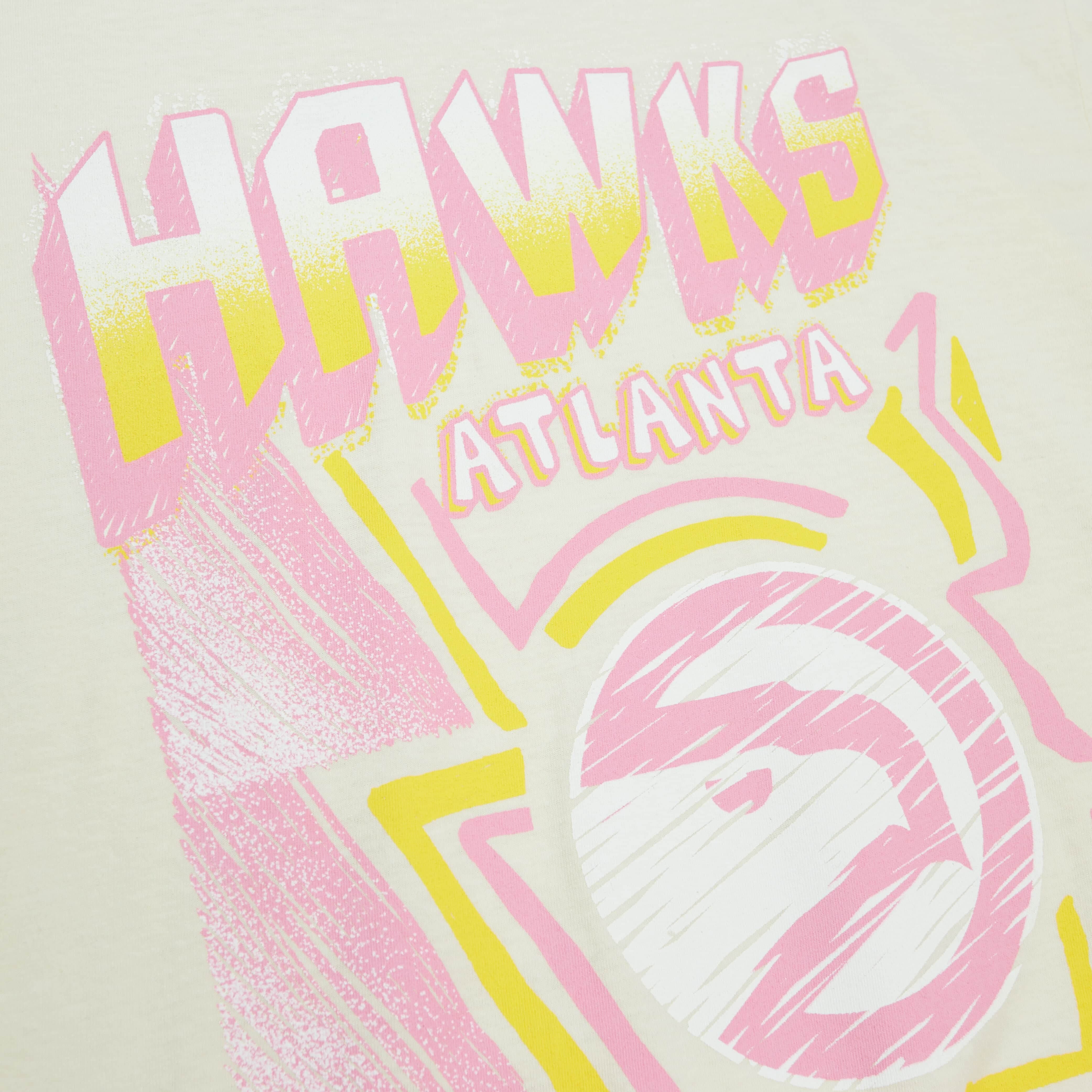 Футболка Mitchell & Ness Sidewalk Sketch SS HWC Atlanta Hawks T-Shirt