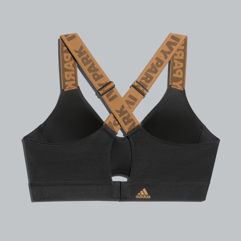 Спортивный топ adidas Ivy Park Cutout Medium Support Bra Black