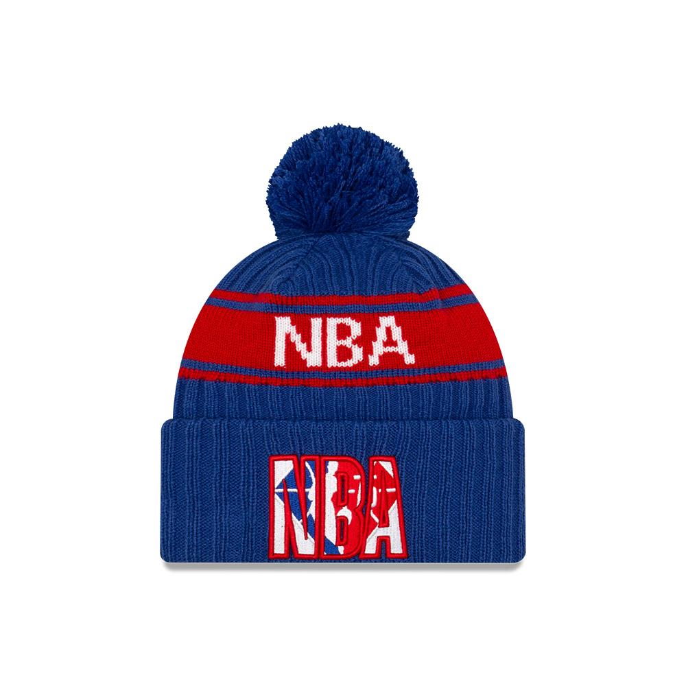 Шапка New Era NBA Logoman 2021 Draft Edition Pom Knit Beanie