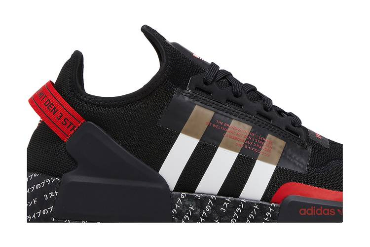 Кроссовки adidas NMD_R1 V2 'Japanese Print - Black Red'