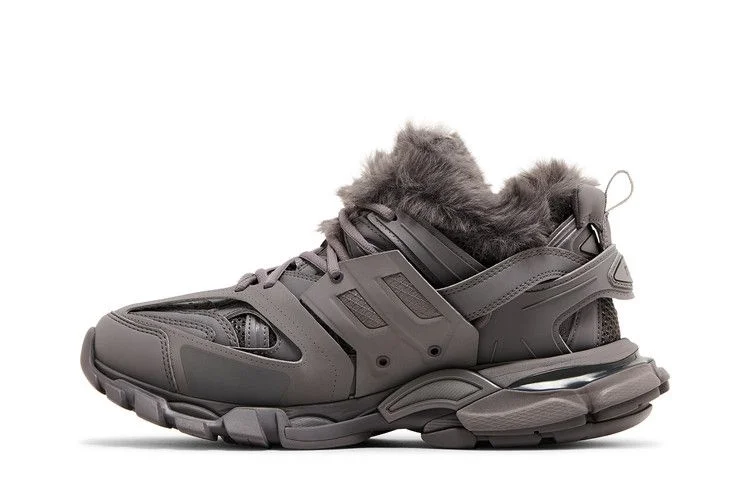 Кроссовки Balenciaga Track Sneaker 'Fake Fur - Grey'
