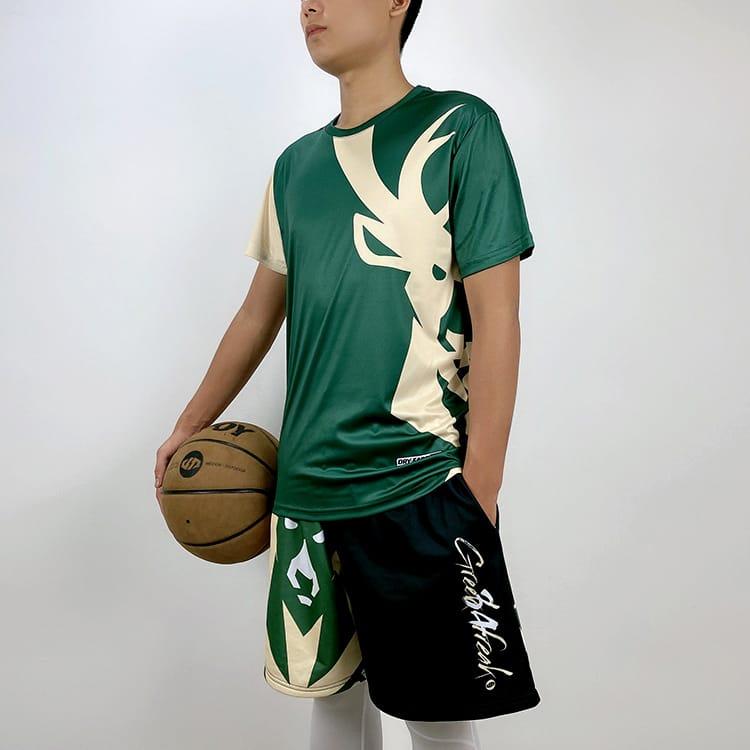 Футболка DPOY Milwaukee Bucks 34 Fast Dry T-shirt