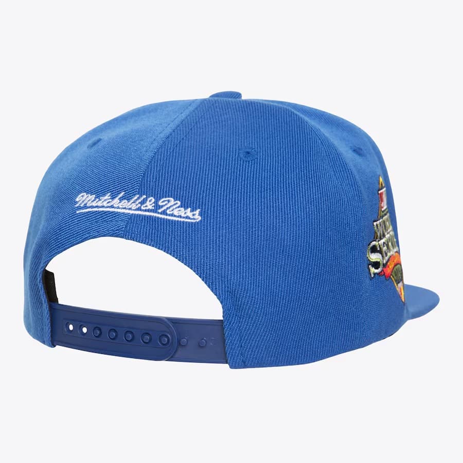 Бейсболка Mitchell & Ness Royal Philadelphia Phillies Big Champ Snapback Hat