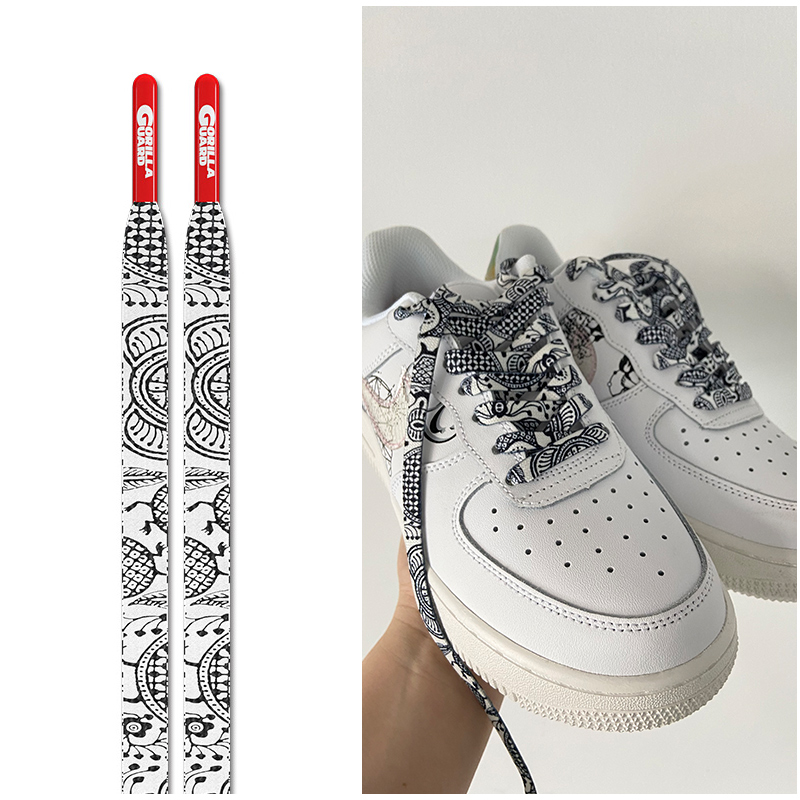 Шнурки Gorilla Guard Air Force 1 Folk White Laces